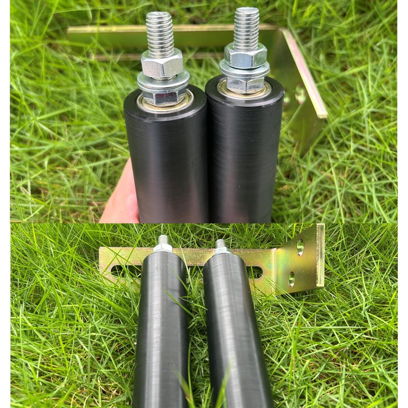 Universal Heavy Duty Slide Gate Guide Roller, 6" Nylon Rollers