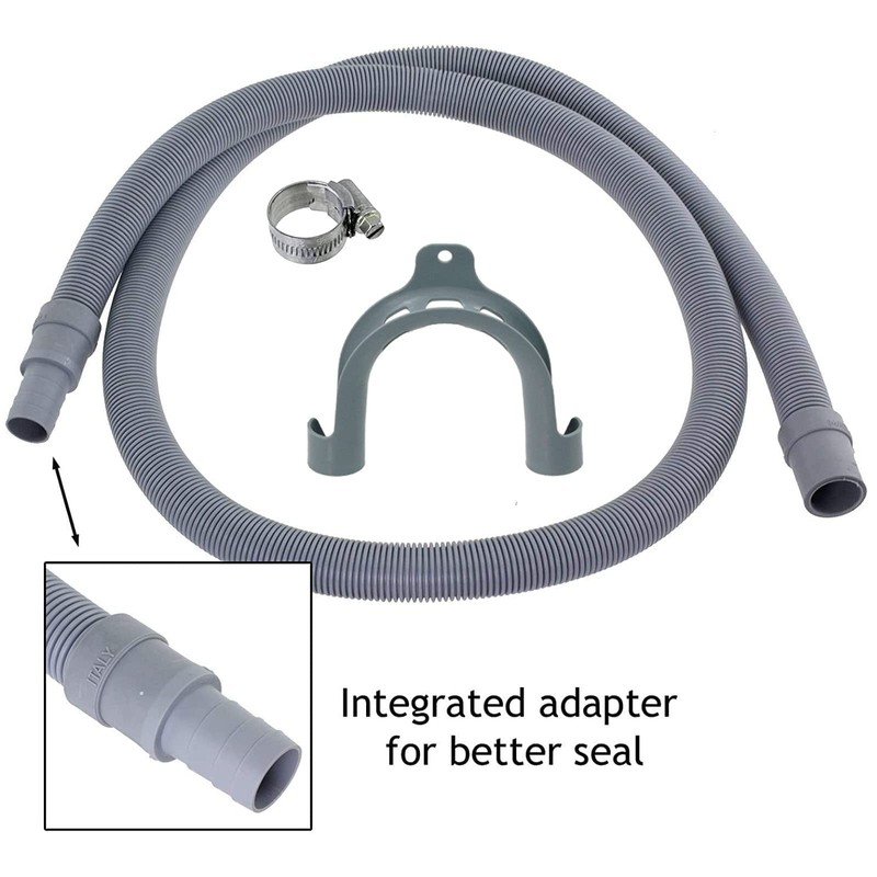SPARES2GO Extension Drain Hose compatible with Bosch Dishwasher (1.5M, 19mm