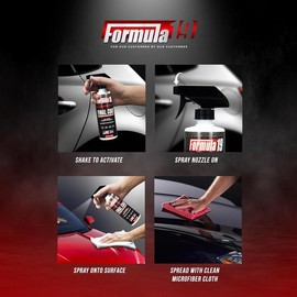Formula 19 Ceramic Coating Final Coat - SiO2 Hybrid Ceramic Car Coating Spray (Single 4oz Bottle) - FM19-4  - Works On Cars, Trucks, Motorcycle, Boat, RV, Luggage, Marine
