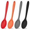 4Pcs Silicone Basting Serving Spoon Silicone Nonstick Mixing Spoon Silicone