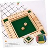 Generic 1 Set Wooden Board Dice Game Fun Entertainment for