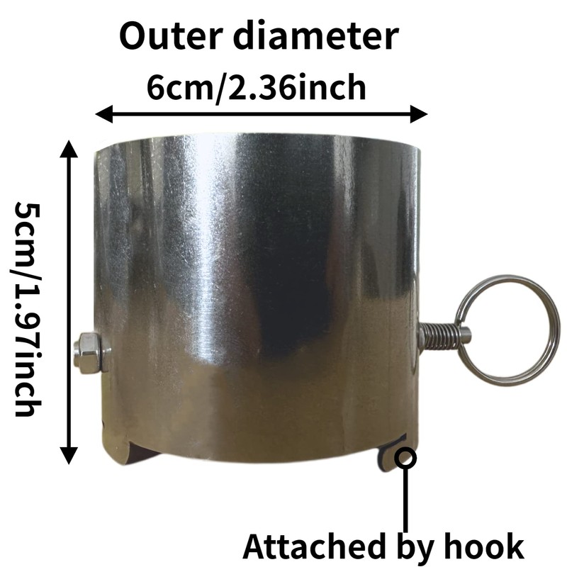 DANCHEL OUTDOOR Rotary Damper Replacement for Titanium Stainless Steel Camp
