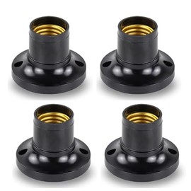 ShuoHui Lamp Holder E27 Universal E27 Socket Lamp Holder Flat Adapter Lamp Holder Energy Saving (4)
