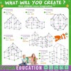 140 PCS Fort Building Kit for Kids Age 4-10, Den
