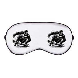 'Gorilla on a Skateboard' Sleep/Travel Eye Mask (EY00022359)