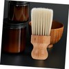 Mikinona Barber Hair Brush Face Cleaning Brush Wooden Handle Professional
