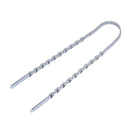 Alta Bicycle Double Flat Twisted Sissy Bar Chrome.