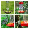 Andiker 20Pcs Hummingbird Feeder Replacement Flowers with Cleaning Brush, Yellow