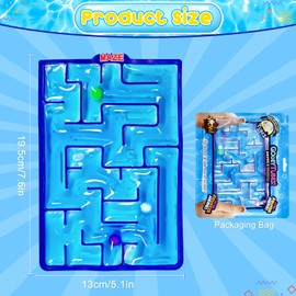 Sensory Labyrinth Toy, Sensory Labyrinth Squeeze Toys, Gel Filled Sensory Toy, Sensory Marble Labyrinth, Sensory Toy for Children and Teenagers with Autism Anxiety