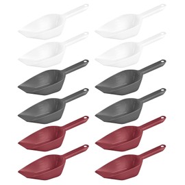 Westmark Baking / Weighing / Filling Scoops, Pack of 12, 3-Colour, Capacity: 55 ml each, Plastic, Halvar, White/Red/Anthracite, 908922E6