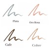 Kit Plumin Delineador Para Ojos Tono Oro Rosa Bissú 4