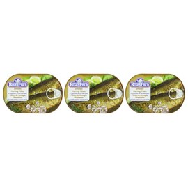 Rugen Fisch Herring & Mackerel Fillets Assorted Sauces (3 - PACK, Herring Smoked in Vegetable Oil & Own Juice)