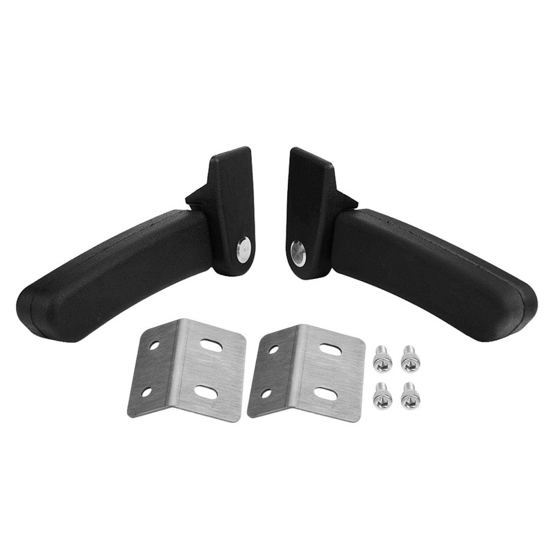 Motorcycle Passenger Armrest 2Pcs Motorcycle Passenger Rear Folding Top Case