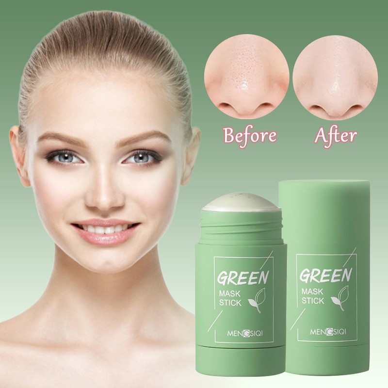 Wardah 100% ORIGINAL, Green Tea Purifying Clay Stick Facial Mask