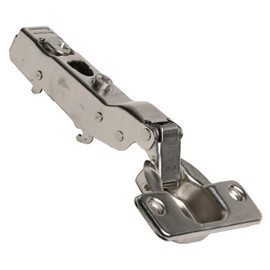 25 Pack Rok Hardware Clip-On 110 Degree Opening Angle, Screw-On Mounting, 35mm Cup Type, 48mm Screw Hole Distance, Soft Close, Half Overlay Cabinet Hinges, Nickel Plated