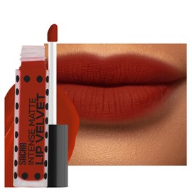 Sacha Cosmetics Intense Matte Lip Velvet Liquid Lipstick, Long-Lasting Velvet Matte Finish, 0.2 fl oz, Life Of D Party