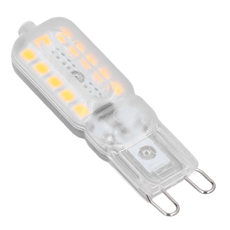 6pcs G9 LED Bulb 5W Transparent Cover 22LED Dimmable G9