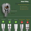 Handheld Shower head Holder - All Metal - Adhesive and