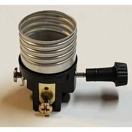 Lamp 3 TERMINAL TURN KNOB INTERIOR LAMP SOCKET FOR WIRING BOTTOM LIGHT 30684J