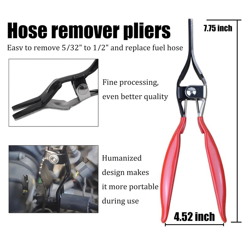Set 4Pcs electrical connector disconnect tool,Fuel Line Pliers,9" Fuel Filter
