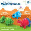 Learning Resources Snap-n-Learn Matching Dinos - Dinosaur Toys, Mini Plastic