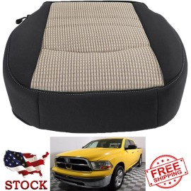 Unbranded Cloth Driver Bottom Seat Cover Fit For Dodge Ram 1500 2500 3500 09-12 SLT New