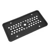 2PCS License Plate Protector Silicone Frame Soft Flexible Black 305x155mm