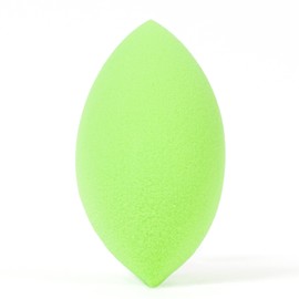 Beauty Junkees Green Oval Foundation Makeup Blender Sponge, Liquid Cream Powder Contour Blending Sponges, Make Up Applicator Cosmetic Blenders, Wet Dry Beauty Sponge Latex Free
