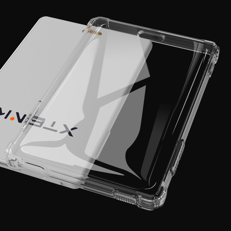 BOZHUORUI Case for 3.7" Xteink X3 eReader,Clear Soft TPU Back