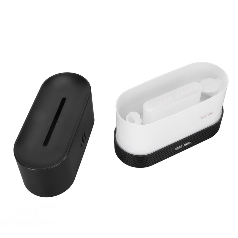 Essential Oil Diffuser 180ml USB Flame Light Fine Mist Aromatherapy