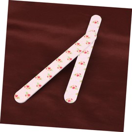 Ipetboom 20pcs Double-sided Nail Files Printed Board Round End Manicure Accessories Nail