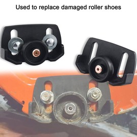 Snowblower Skid Shoes, 2 Sets of Universal Rolling Non-Slip Shoes with Snow Blower Hardware Kit, Compatible with Craftsman MTD Cub C-adet