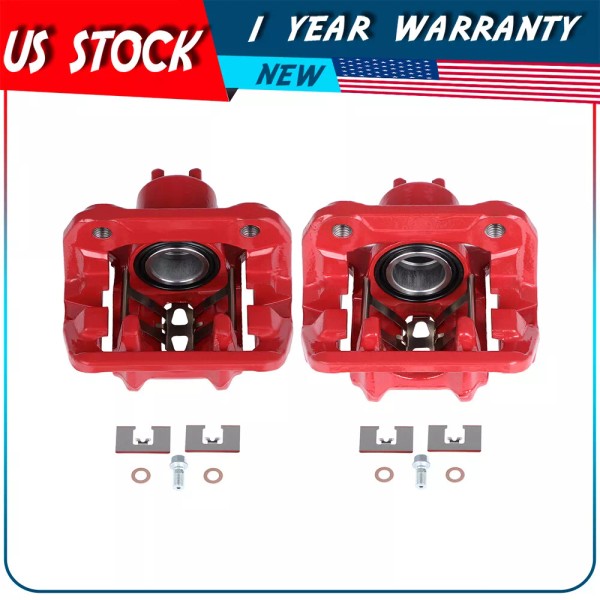 autodayplus Rear Brake Calipers with Bracket Pair For Honda CR-V