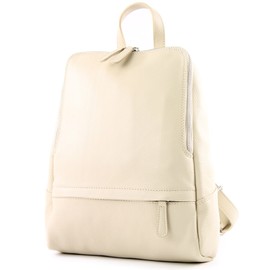 modamoda de T138 Women's Leather Backpack Handbag Handmade in Italy, Creme2021