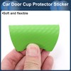 INFINAUTO 3D Car Door Handle Scratch Protector, 68x85mm Removable Magnetic