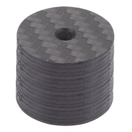 LABRIMP 4Pcs Carbon Fiber Speaker Spikes Pads for Enhanced Isolation Shockproof Speaker Foot Base for Amplifiers Design for Vibration Reduction