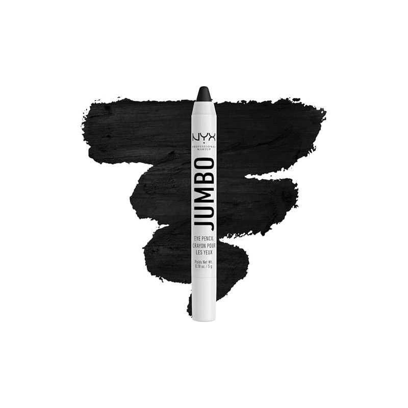 NYX Professional Makeup, Jumbo, Lápiz de ojos, Tono Black Bean