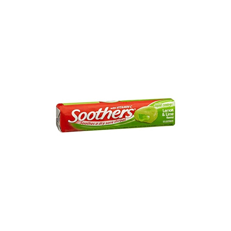 Allens Soothers Liquid Centres Lemon and Lime Flavour - 10