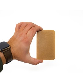 Olpr. Cuaderno de bolsillo, paquete de 2 mini diarios de tapa blanda de 2.5 x 4 pulgadas, cuaderno kraft café, extrachico, bloc de notas para hombres, mujeres, niños, viajeros, autor, 54 páginas