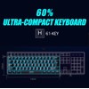 abucow Gaming Keyboard Minimalist Portable Wired Ultra-Compact Mini Imitation 61