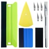 Xerteam 10Pcs Car Vinyl Wrap Tools, Wallpaper Smoother Tool with