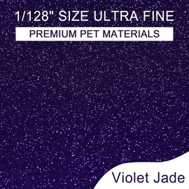 Ceya 3.5oz/ 100g Ultra Fine Glitter Powder Violet Jade Glitter 1/128” 0.008” 0.2mm for Resin Tumbler Jewelry Nail Art Face Body Festival Makeup Scrapbook Wedding Cards Painting Arts