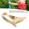 Brass Archery Thumb Ring Portable Finger Protector with Anti Lost