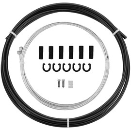 Chooee Universal Bicycle Shifter Cable Housing Set for Shimano Sram Derailleur Black