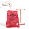 Bel-Art F13166-0000 Bench-Top Biohazard Bags; Red Polyethylene, 0.43 Gallon, 8.5W
