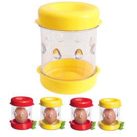 Quick Egg Peeler Manually Egg Sheller Portable Hard-Boiled Egg Shell Separator TV Remove Peeler Magic Amazing Eggshell Machine(Random Color)