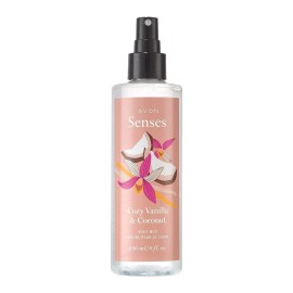 AVON * Senses * Cozy Vanilla & Coconut * Body Mist * 8oz.