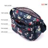 YYW Women Cross-body Bags Multi Pockets Shoulder Satchel for Women