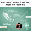 Modelones Nail Tips, Pre-shaped Full Cover Fake Nails Soft Gel