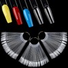 Fcozpjk Clear Nail Color Swatch Sticks, 150Pcs With Ring, Ballerina